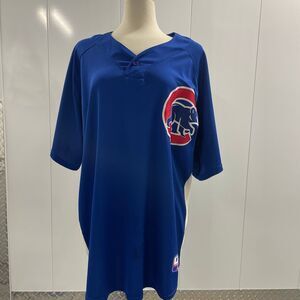 Majestic Sports Shirt | Athletic Performance Tee | Unisex Jersey Blue Bear logo